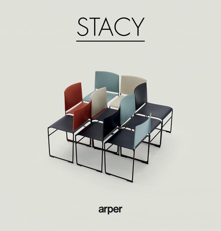 Catalogo Collezione Stacy, Design by Lievore Altherr, 2018