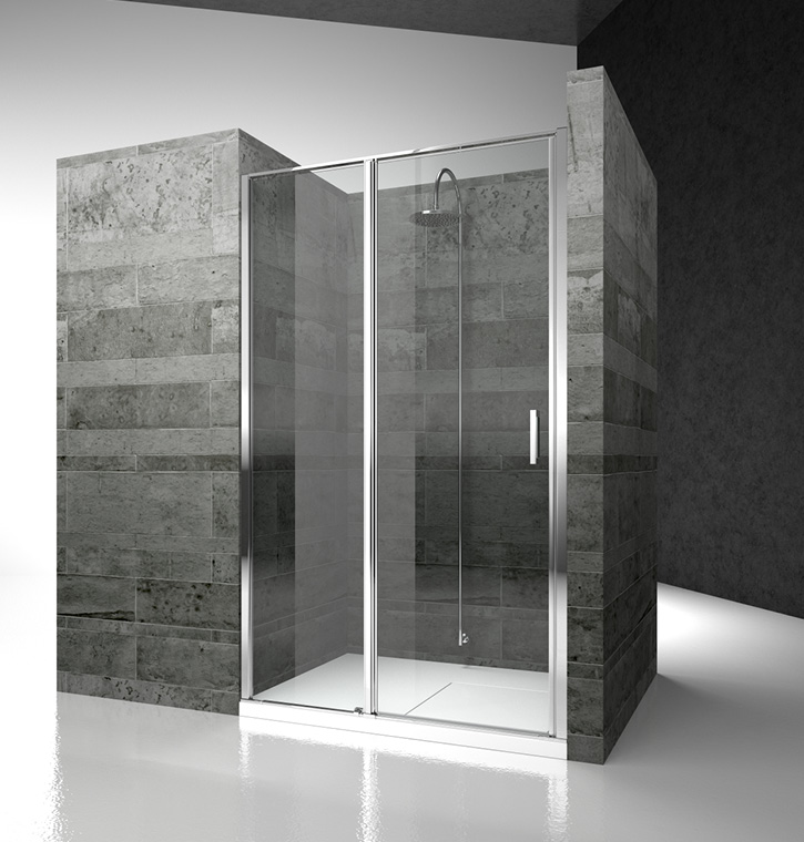Vismaravetro - pivoting shower enclosure - Linea collection