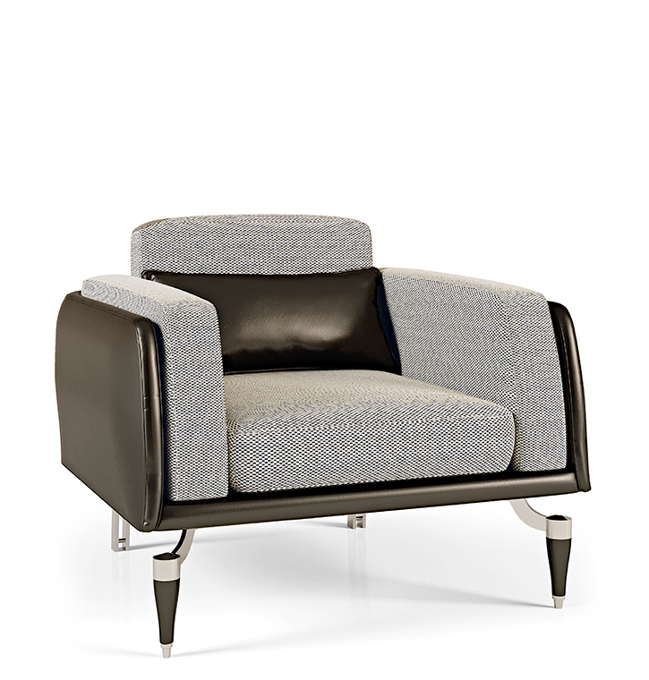 THE MAJESTIC - Upholstered fabric armchair