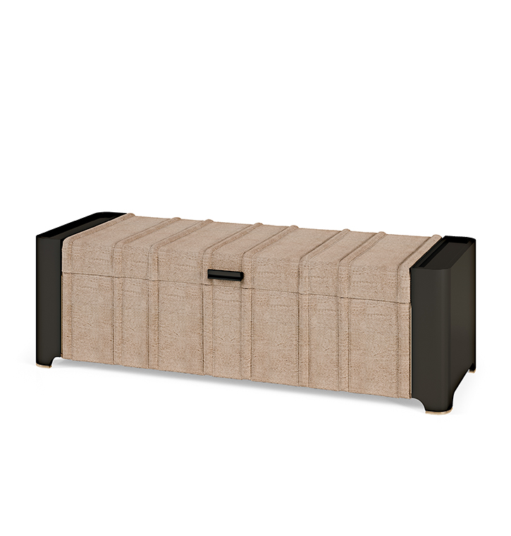 HOTEL DE VILLE - Leather storage chest