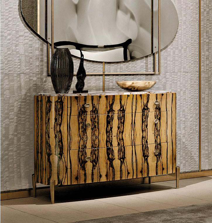 Bellotti Ezio - LAPETO - Ebony chest of drawers