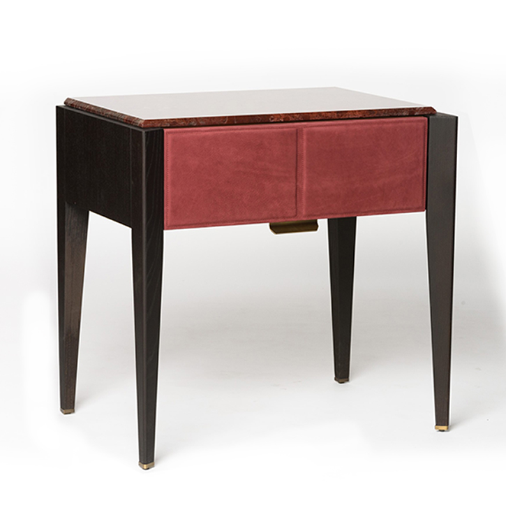 Bellotti Ezio - LEPANTO - Rectangular wooden bedside table with drawers