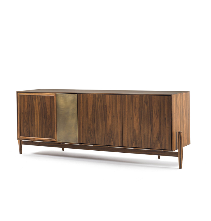 Durame - Crab - Solid wood sideboard with visible bearing structure