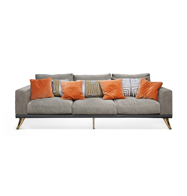 Bellotti Ezio - ARES - 3 seater fabric sofa