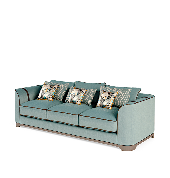 Bellotti Ezio - PALAIS ROYAL - 3 seater nabuk sofa