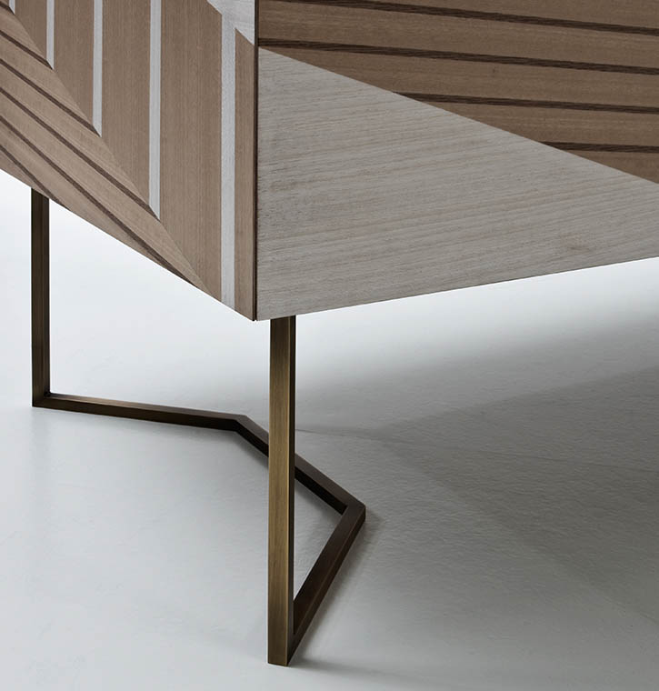 laurameroni intarsia art collection luxury sideboards in a limited edition