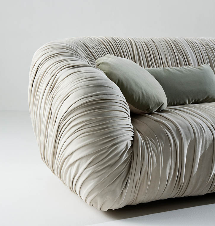 laurameroni luxury high end modular design sofas in precious materials