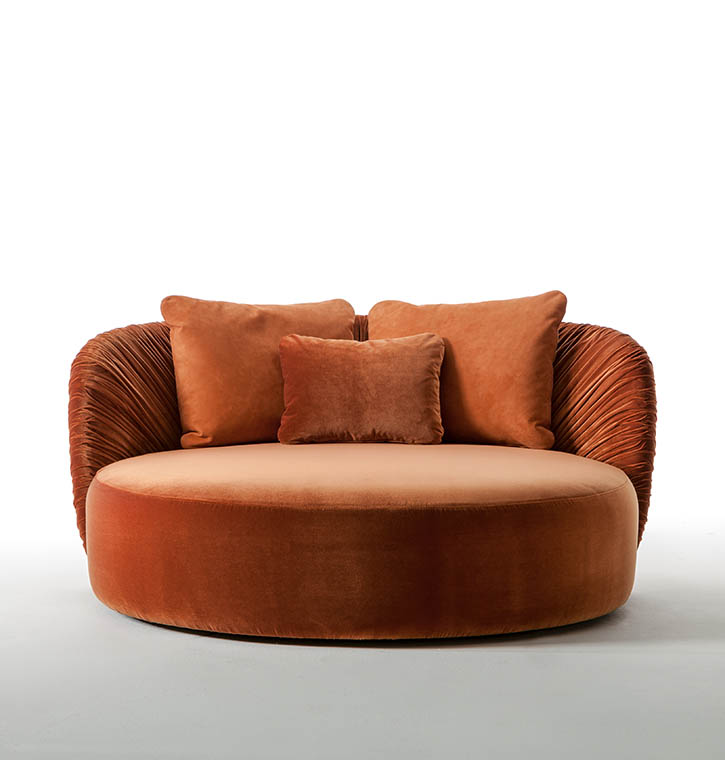 laurameroni luxury high end modular design sofas in precious materials