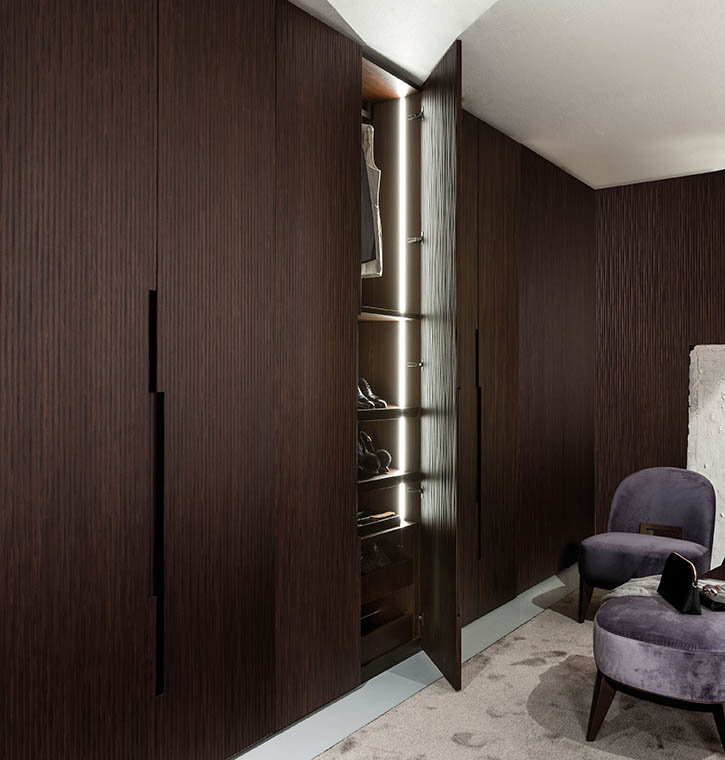 laurameroni luxury wardrobes system for high end design bedrooms