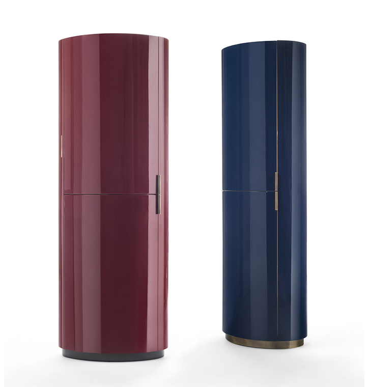 Durame - Lipstick - Sculpture, totem, bar cabinet