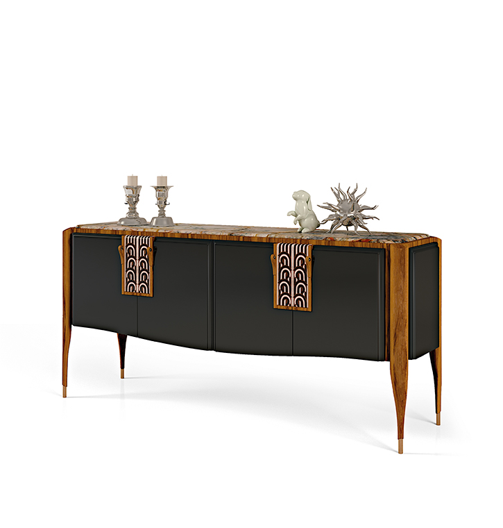 Bellotti Ezio - LEXINGTON AVENUE - Madia in legno con ante a battente e piano in onice