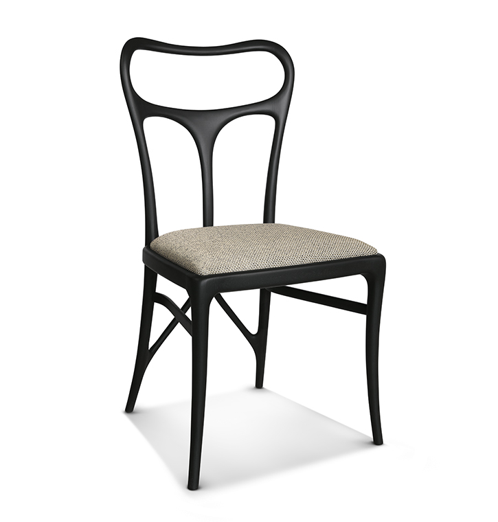 Bellotti Ezio - FEBE - Ash chair with integrated cushion