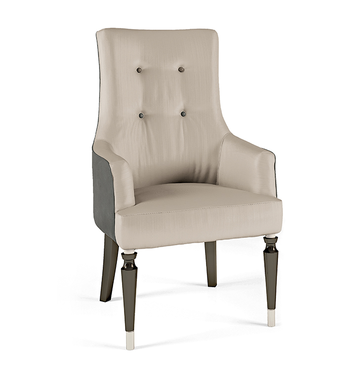 Bellotti Ezio - PALAIS ROYAL - Upholstered fabric chair with armrests