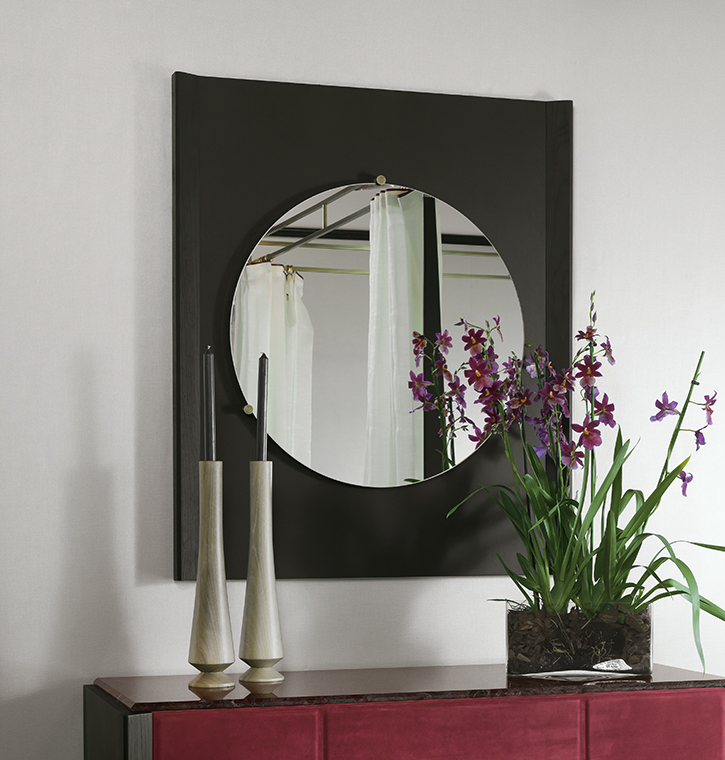 Bellotti Ezio - LEPANTO - Framed wall-mounted wooden mirror