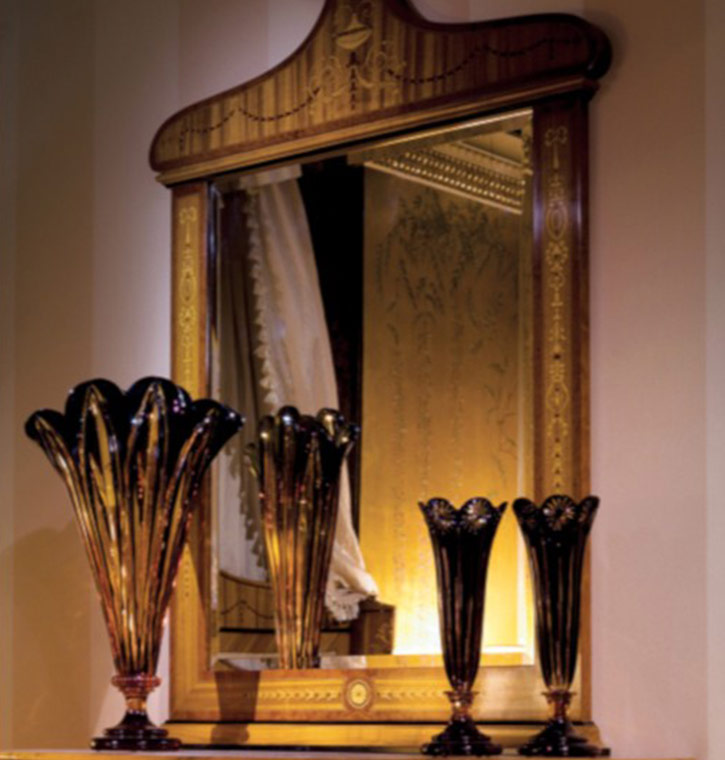 Ezio Bellotti - Stile Maggiolini Rectangular mirror