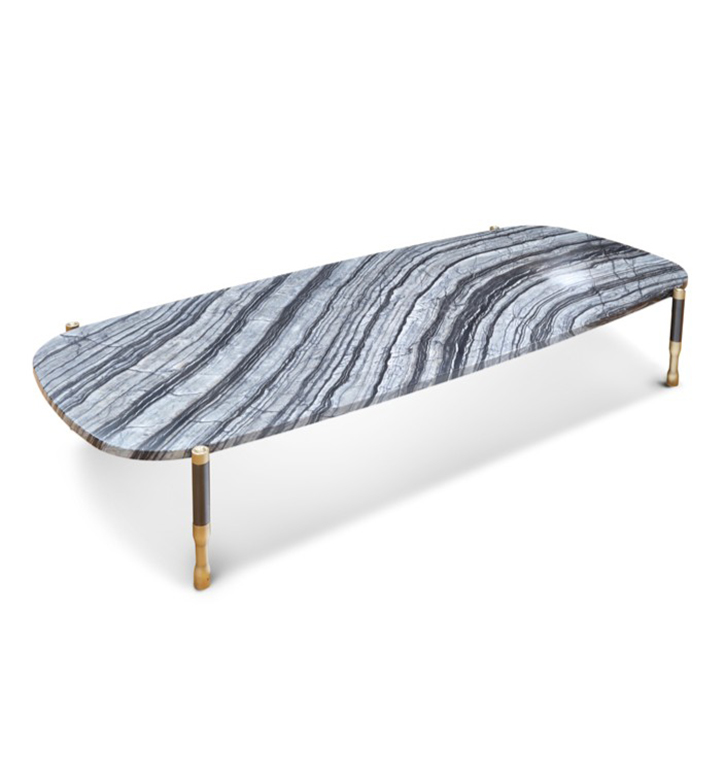 Bellotti Ezio - PATAGONIA - Low rectangular marble coffee table