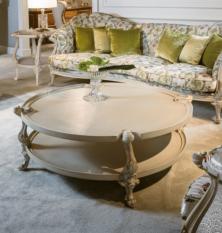 Bellotti Ezio - 4960 - Round coffee table with storage space