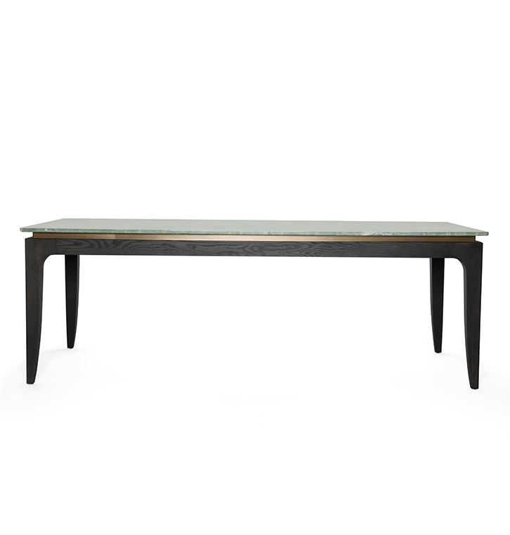 Bellotti Ezio - AURIGA - Tavolo rettangolare in legno con piano in quarzite