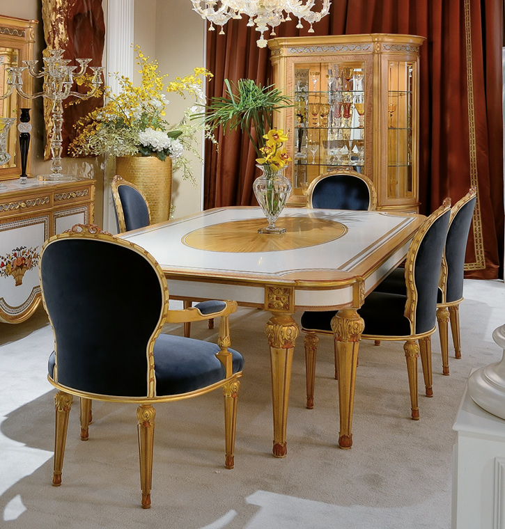 Bellotti Ezio - 1440 - Rectangular wooden dining table