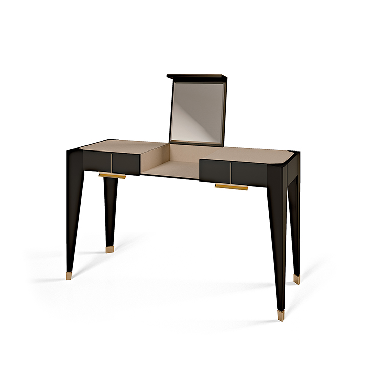 Bellotti Ezio - PARK AVENUE - Toilette laccata con piano rivestito in microfibra