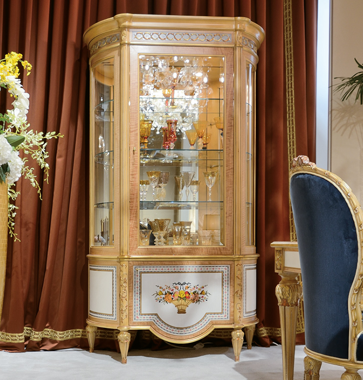 Bellotti Ezio - 1440 - Wood and glass display cabinet