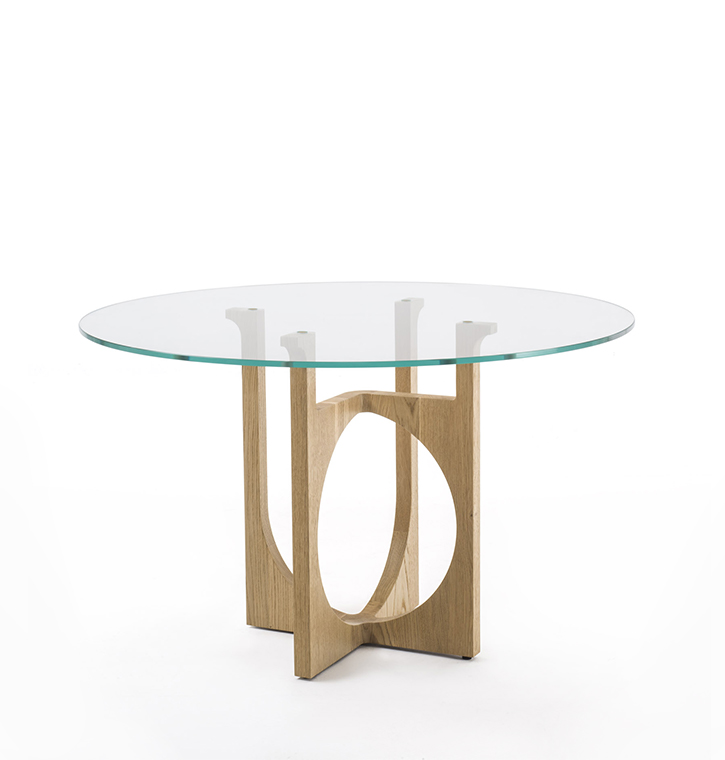 Durame - Vuoto - Il tavolo Vuoto è una combinazione di materiali e spazio che crea una sofisticata struttura tridimensionale