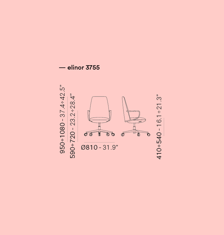 Pedrali SPA - Elinor 3755