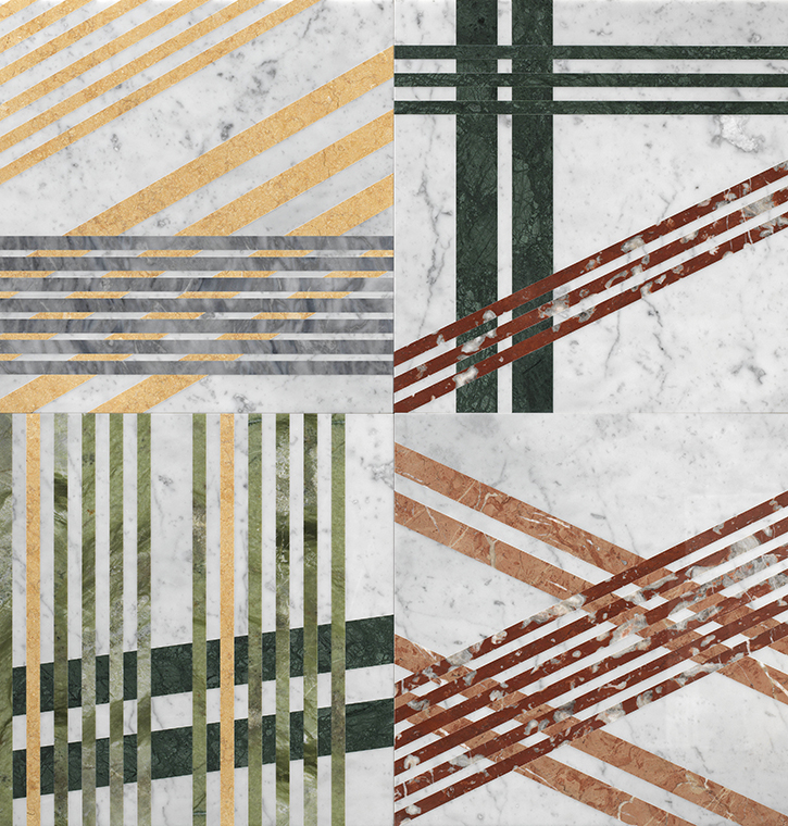 Lithos Design - Mikado marble wall and floor covering