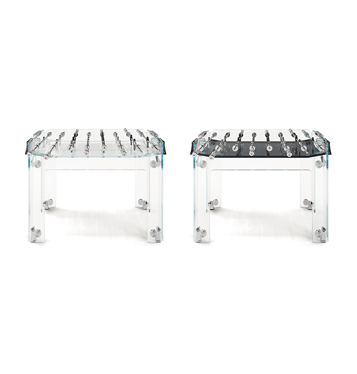 Teckell Cristallino indoor transparent/black