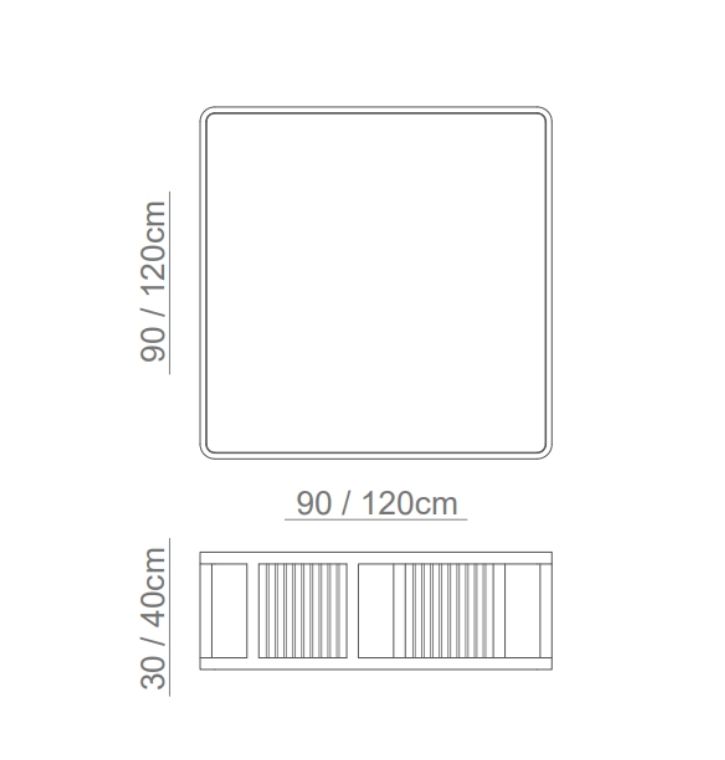 AUDREY Coffee Table Technical Drawing