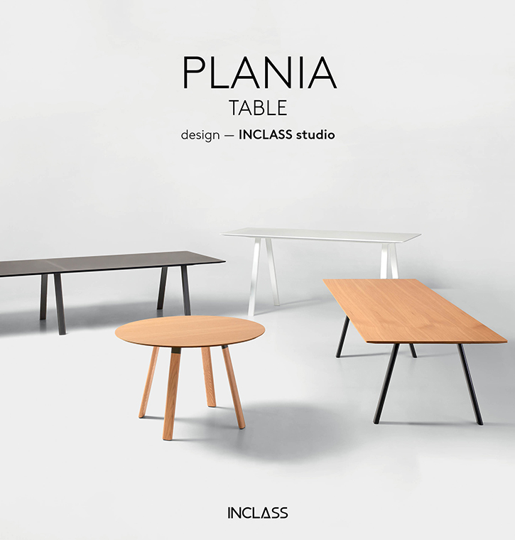 PLANIA TABLE designed by Inclass Studio