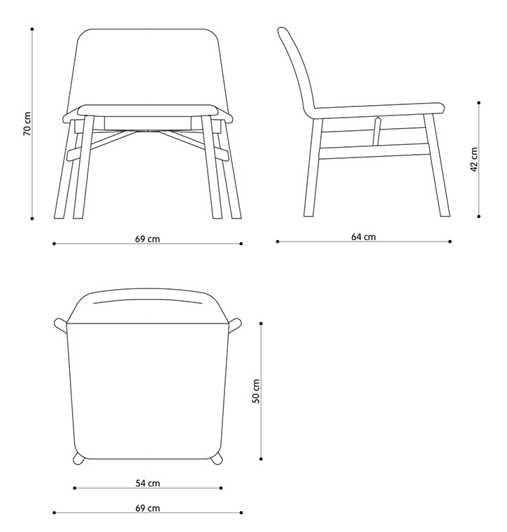 Immagine Scheda tecnica BARDOT Lounge TrabA