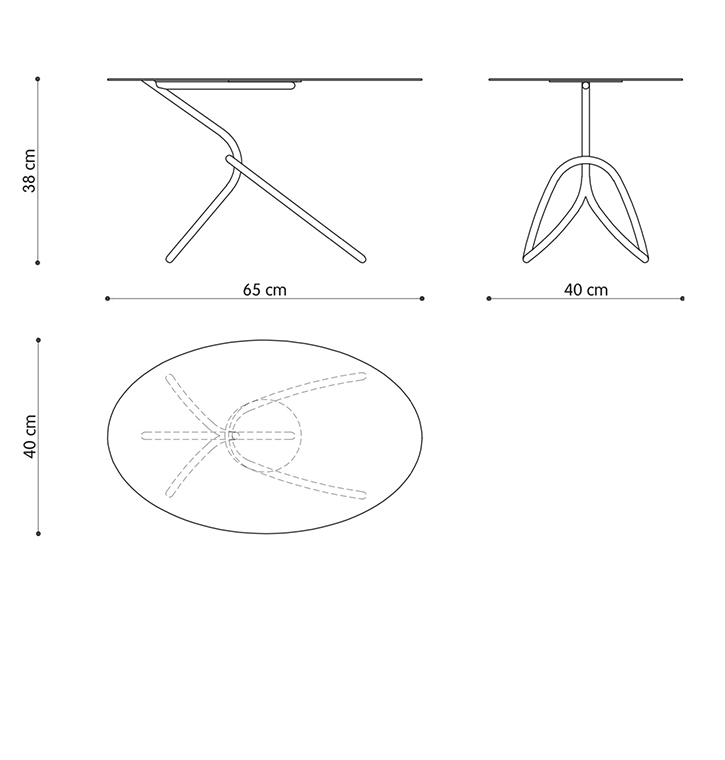 Scheda tecnica SKIN SMALL TABLE TrabA