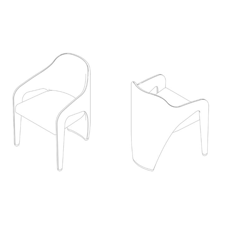 MARLON Chair drawing