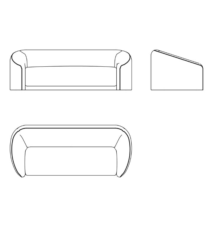 DEAN Sofa drawing