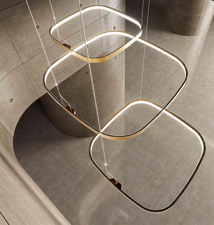 Lampade a sospensione Zero Square