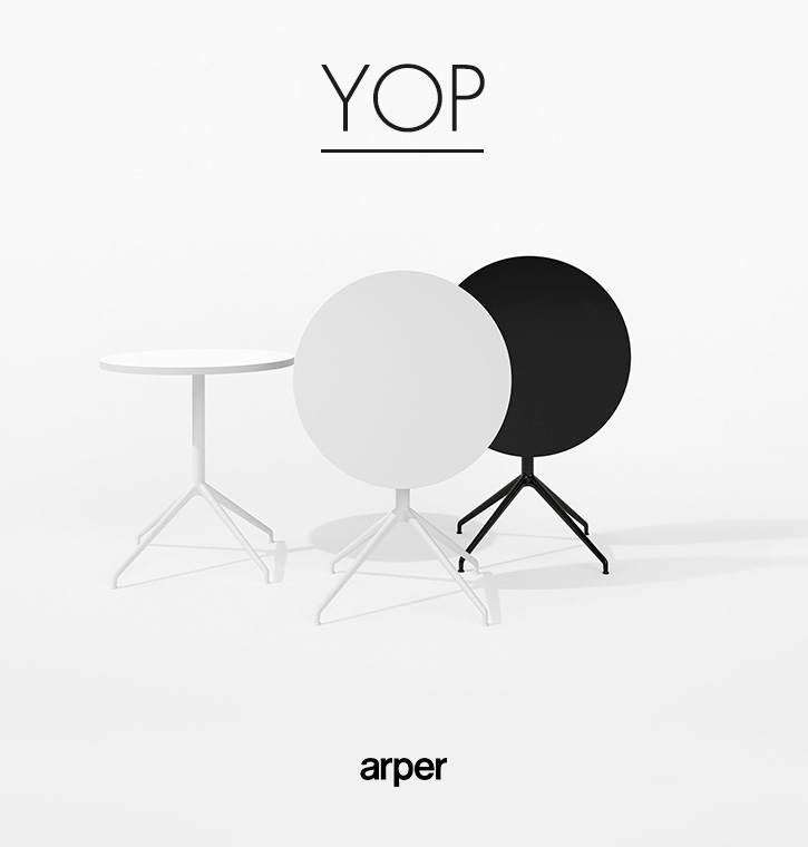 arper tavolo yop