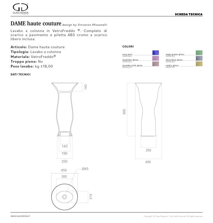 SCHEDA TECNICA SALONE 2022 GLASS DESIGN