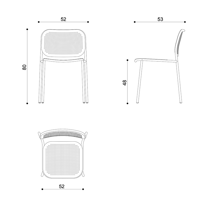 TrabA Scheda tecnica METIS DOT Chair