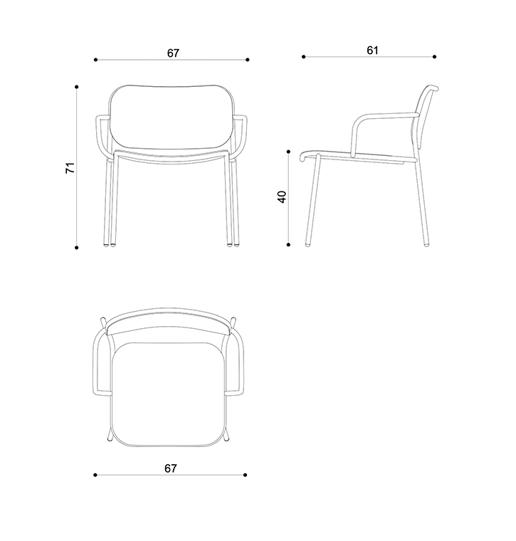 TrabA Scheda tecnica METIS WOOD Lounge Armchair