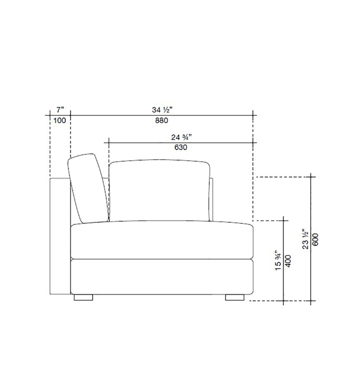 GLEE SOFA - Scheda tecnica