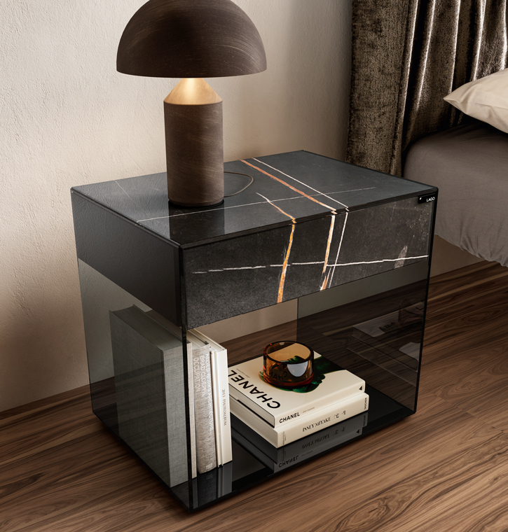 upglass bedside table LAGO - product image