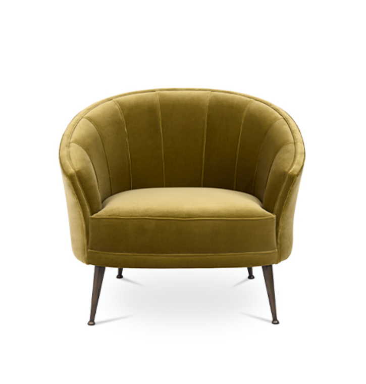 Modern Velvet Armchair Design by BRABBU