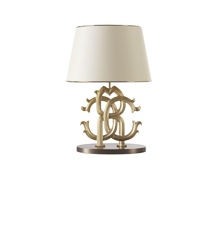 Roberto Cavalli Home Interiors - Logo table lamp