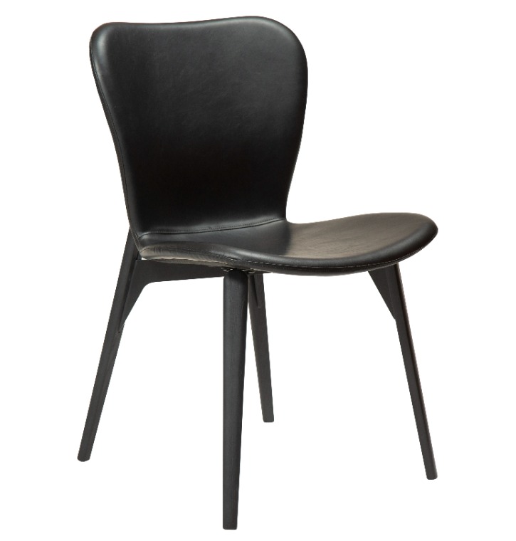 DAN-FORM's PARAGON chair in vintage black artificial leather