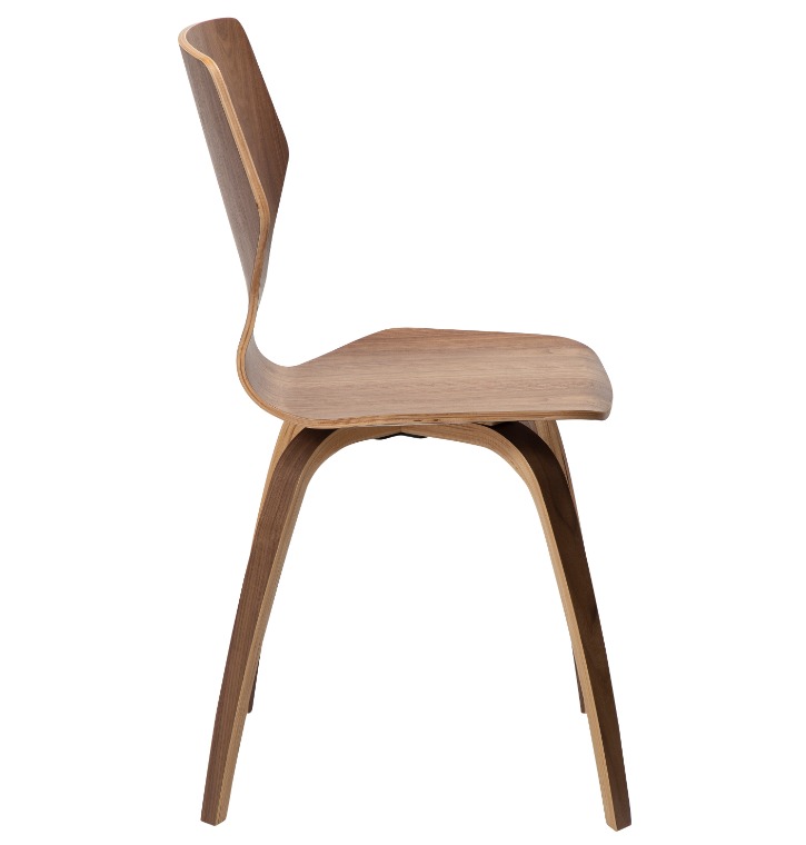 DAN-FORM's S.I.T chair in walnut veneer