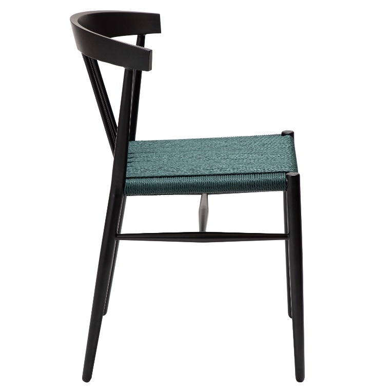 DAN-FORM's SAVA chair in green gables paper cord