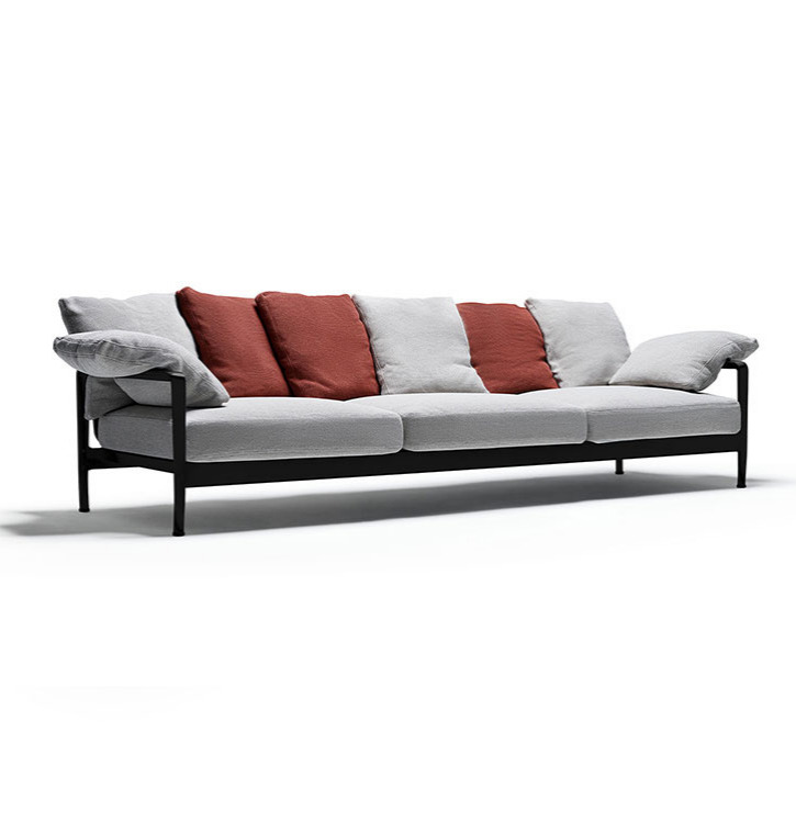 Lissoni three-seat Sofa by Piero Lissoni, Ph. Federico Cedrone