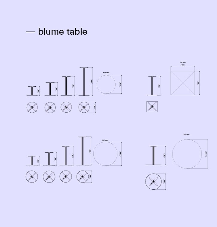 Pedrali SPA - Blume Table