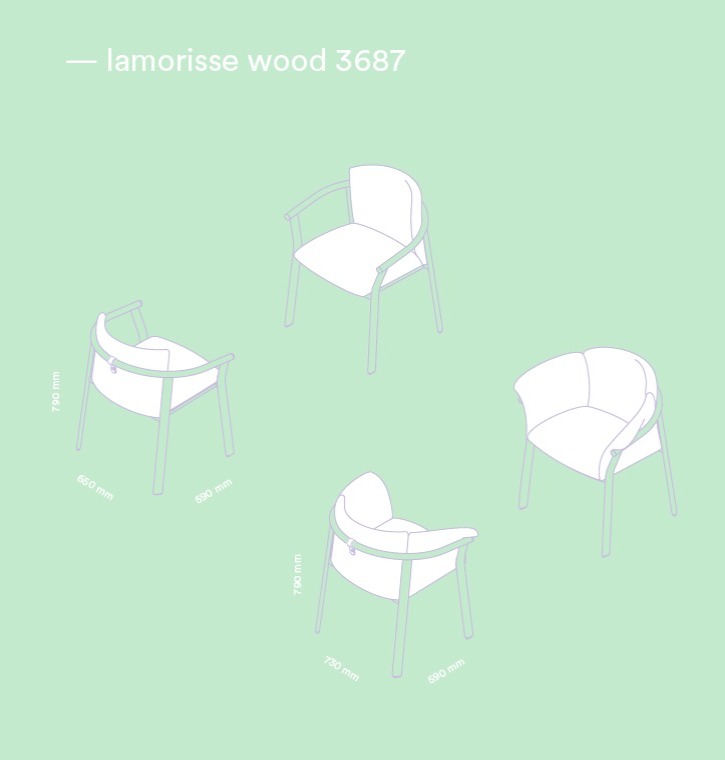 Pedrali SPA - Lamorisse Wood 3687